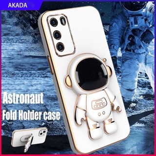 เคสโทรศัพท์ซิลิโคน แบบนิ่ม ลายนักบินอวกาศ มีป็อบอัพ สําหรับ Honor X9A X8A X7A 2023 X9 X8 X7 X6 X40 X40i X20