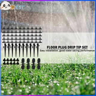 ❉THEBEST❉ 114pcs/set Lawn Watering Nozzle Drippers Water-saving Ground Plug Garden Watering Spray Head Gardening Tools