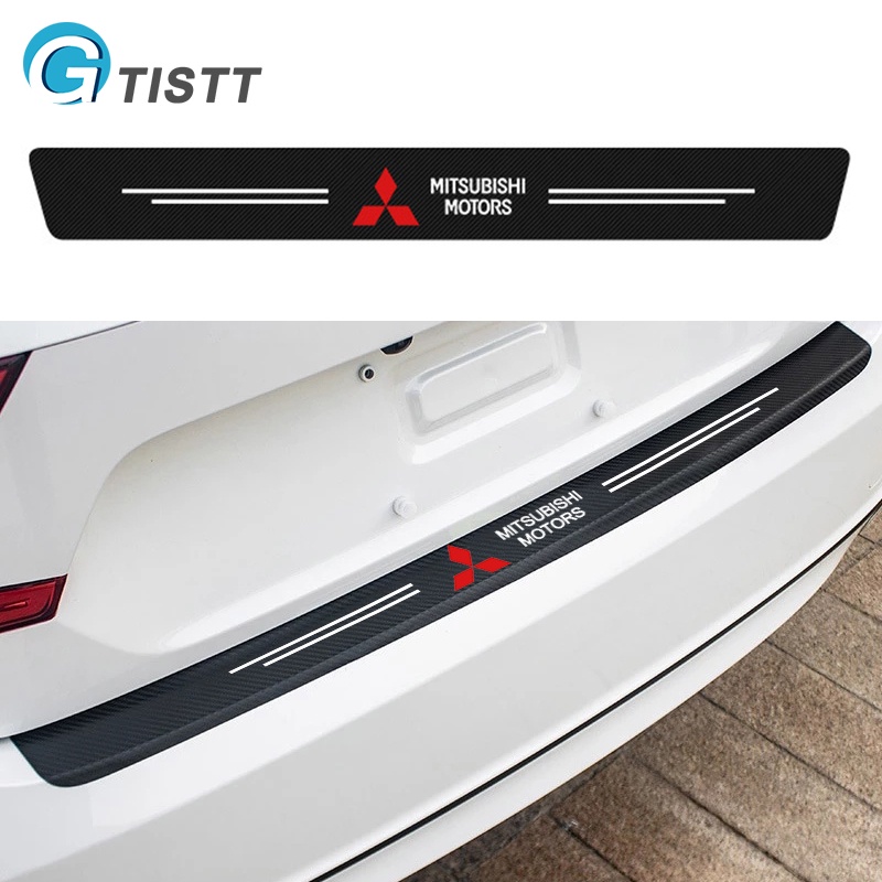 GTISTT 1ชิ้น คาร์บอนไฟเบอร์ สติกเกอร์ท้ายรถ Carbon Fiber กันรอยท้ายรถ กันรอยกันชนหลัง สติ๊กเกอร์ติดรถ สำหรับ Mazda 6 5 2 3 CX3 CX9 CX7 CX5 6 Wagon Axela 323 CX30 BT50 CX8 MX5 RX8 RX7