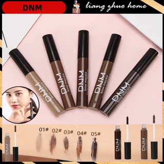 Dnm เจลเขียนคิ้ว 5 สี กันน้ํา ติดทนนาน ธรรมชาติ สีย้อมคิ้ว เครื่องสําอาง สีดํา สีน้ําตาล ลิควิด ครีมเขียนคิ้ว ผู้หญิง แต่งหน้า