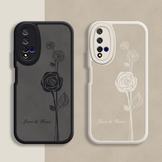 เคสโทรศัพท์มือถือแบบนิ่ม ลายดอกกุหลาบ สําหรับ Huawei Nova5T Nova 4 7i 7SE 9SE HONOR Y9 2019 Y9 Prime 2019 Y9S