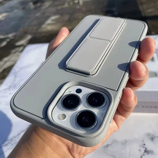 สําหรับ iPhone Air 17 Pro Max 16 Pro 15 14 15 14 13 12 mini 11 Xs Max XR 7 8 6S Plus SE เคสโทรศัพท์แม่เหล็กดีลักซ์ พร้อมขาตั้ง, เคสโทรศัพท์ สายรัดข้อมือ