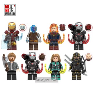 ตุ๊กตาฟิกเกอร์ Super Thunder Eagle Eye Hero Iron Man War Machine Marvel Captain Marvel ขนาดเล็ก ของเล่นสําหรับเด็ก