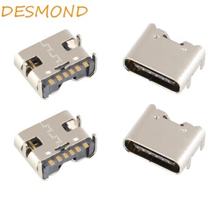 Desmond ซ็อกเก็ตเชื่อมต่อ Type C สําหรับ PCB Design DIY SMT SMD DIP USB 3.1 Female Connector