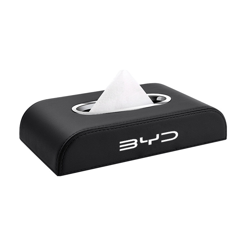 Byd Atto 3 กล่องเก็บกระดาษทิชชูหนังสําหรับรถยนต์คอนโซลกลางที่วางแขนในรถยนต์