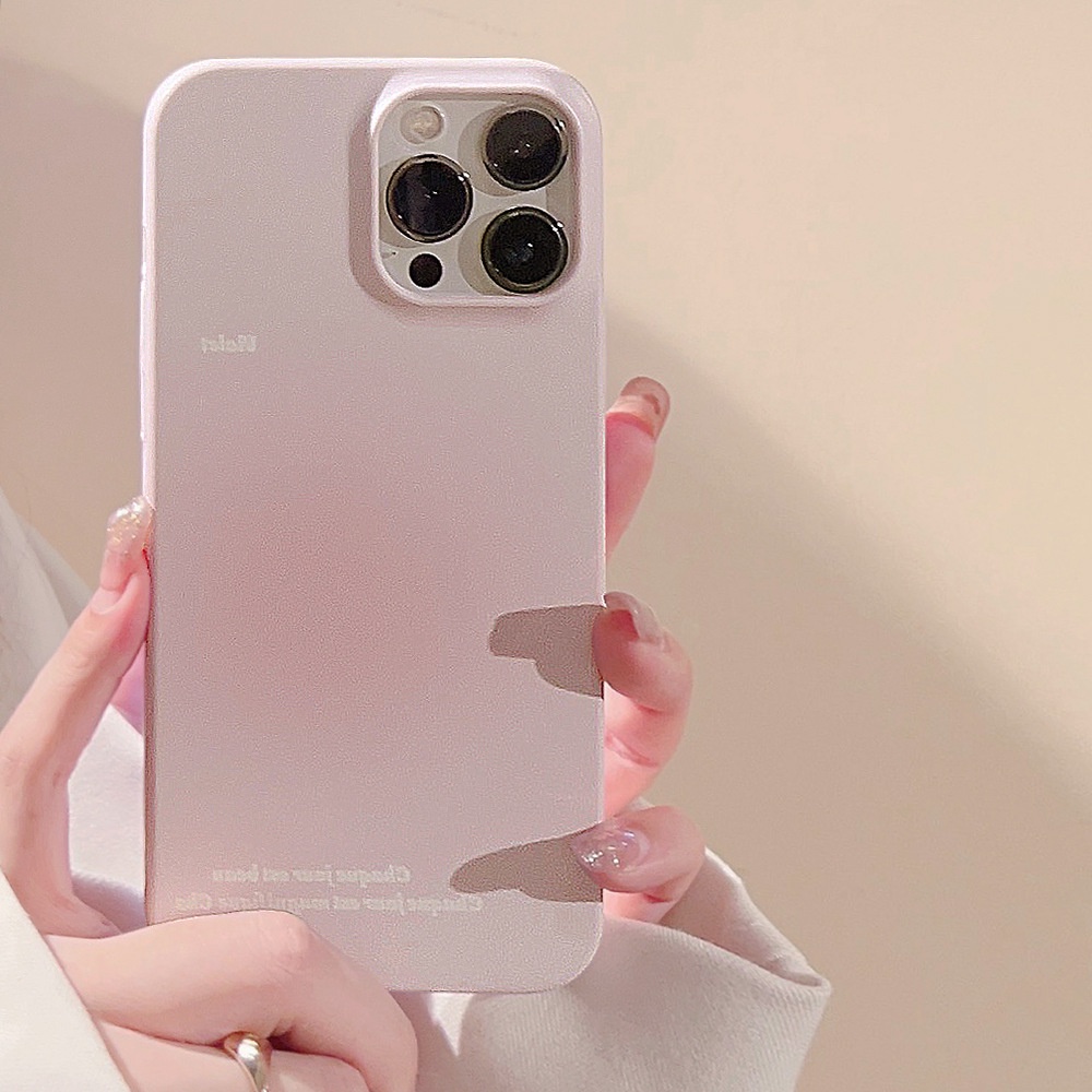 ขัดค่อยเป็นค่อยไปง่ายๆกรณีสําหรับiphone 16 Pro Max 15Pro 15Promax 16Plus 14Pro 14ProMax 11 12 13 Pro Max