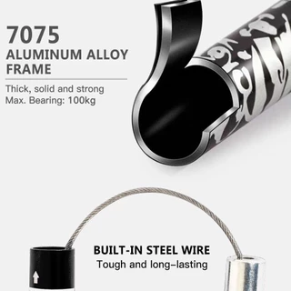 ไม้เท้าเดินป่า อลูมิเนียม ไม้เท้าวิ่งเทรล ปรับความสูงได้ ไม้เท้าปีนเขา Aluminium Trekking Pole Stick