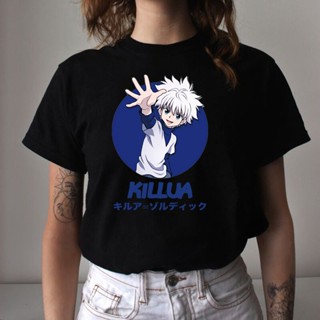 [S-5XL] ใหม่ เสื้อยืดผ้าฝ้ายแท้ 100% พิมพ์ลายการ์ตูนอนิเมะ ua Hisoka My Hero Academia Jojo Bizarre Adventure Kimetsu สํา