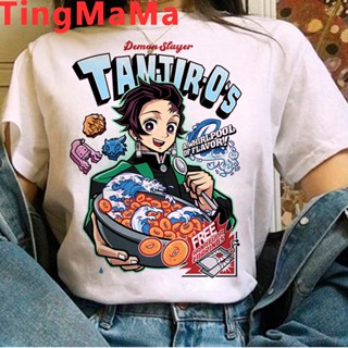 Japanese-Style Demon Slayer Kimetsu No Yaiba Anime Graphic T-Shirt For Women_03