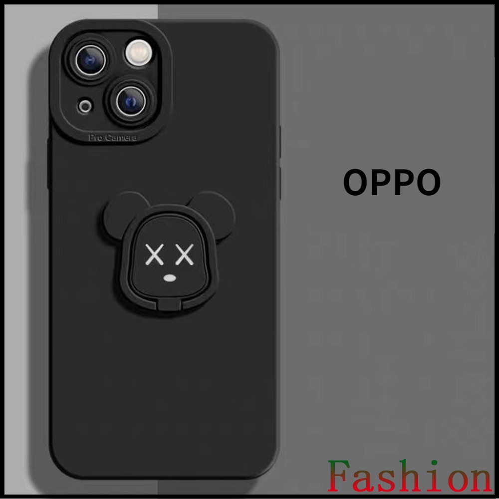 for เคสiPhone black Ring buckle soft เคสซิลิโคน เคสOPPO A15 A5 2020 A9 2020 reno 2f case เคส OPPO a94 A54 A93 F11 Pro A16 oppo reno 4 realme 5i realme C3 เคสOPPOA15 A15S เคส A3S A5S A53 เคส OPPOA31 2020 F9 OPPO Reno5 5G Oppo find x5 pro silicone soft case