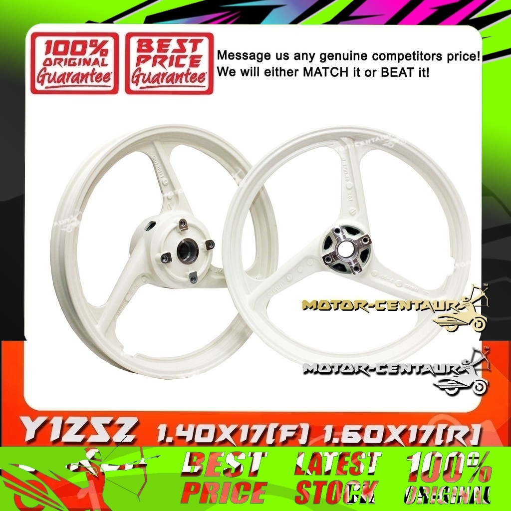 RIM MOTOSIKAL KAWA-GTO SPORT RIMS ENKEI-3L 1.40X17(DISC,F) 1.60X17(DISC,R) สําหรับ Y125,Z,ZR, LC135 