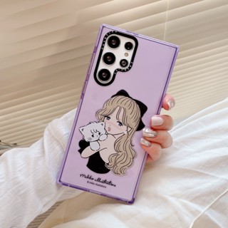 【A Beautiful woman】Casetify เคสโทรศัพท์มือถือแบบนิ่ม TPU กันกระแทก ลายแฟชั่น คุณภาพสูง สําหรับ Samsung s23ultra s23 s22+ s22ultra s21 21+ s21ultra s20 s20+ s20ultra