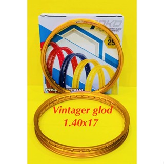 วงล้อ Yoko ขอบเรียบ สีทองวินเทจ (Vintager Gold) 1.40x17 : YOKO