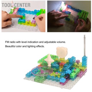 Tool Center Circuit Building Kit Builder Block ชุดของเล่นทดลองไฟฟ้าสำหรับเด็กเด็ก