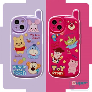เคสโทรศัพท์มือถือ Tpu นิ่ม ลาย Toy Story หมีสตรอเบอร์รี่น่ารัก สร้างสรรค์ สําหรับ iPhone 7 8 Plus XR X 7Plus 11 13 12 14 Pro MAX XS MAX SE 2020