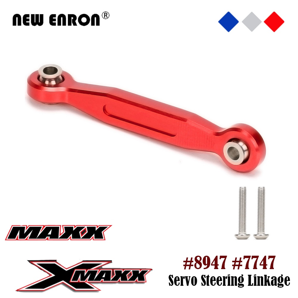 1 ชิ้น 46 มม. Servo Steering Link การออกแบบป้องกันการไหล 7747 8947 อลูมิเนียม Rc อะไหล่รถยนต์ Traxxa