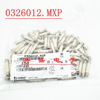 10 ชิ้น / ล็อต 0326012.Mxp American Lite 6 * 32 T12A ฟิวส์หลอดเซรามิคดีเลย์ 326 LF.12A/250VP