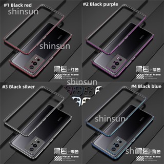 【ฟรีของขวัญ】เคสโลหะ กรอบกันชน สําหรับ Xiaomi Poco F5 F4 F3 Pro Redmi K60 K50 K40 Pro Mi F5 F4 GT