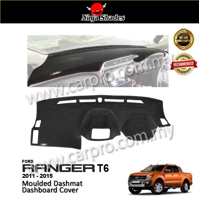 HC CARGO Ford Ranger T6 2011 - 2015 PREMIUM 5D Car Dashboard COVER DASHMAT Non Slip mat Dashboard พร