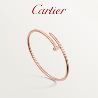 Cartier Cartier Juste un Clou สร้อยข้อมือ ประดับเพชร สีโรสโกลด์