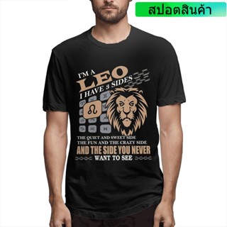 [S-5XL]ราคาต่ำสุด!!ใหม่ เสื้อยืด ลายราศีสิงห์ Leo Horoscope โอเวอร์ไซซ์ สําหรับผู้ชายS-3XL