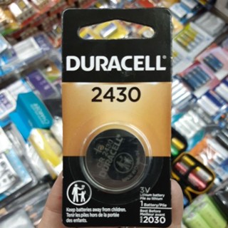 ถ่าน Duracell CR2430 Lithium 3V แพคเดี่ยว จำนวน 1ก้อน ของใหม่ ของแท้ ถ่าน