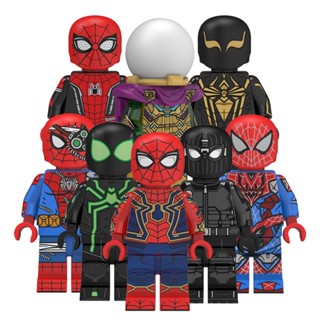 Super Spider Hero Mini Action Man Figures Bricks Building Blocks Children Diy Toys