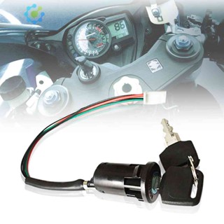 4 Wire Universal Motorcycle Ignition Switch Key for Quad Honda for Yamaha Suzuki [Hidduck.th]