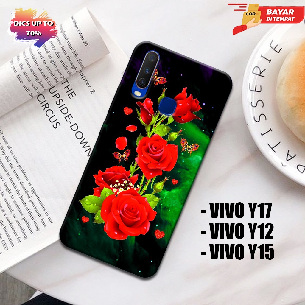 เคสโทรศัพท์ HP Vivo Y17/Y12/Y15 - เคสโทรศัพท์ Vivo Y17/Y12/Y15 - LIGHTNING - เคสดอกไม้แฟชั่น - เคสเด