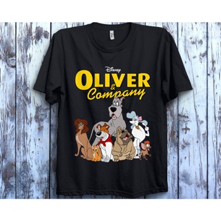 [S-5XL] เสื้อยืด พิมพ์ลาย Oliver and Company แฟชั่นฤดูร้อน สําหรับผู้ชาย