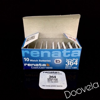 ถ่านกระดุม Renata 364 (SR621SW) 1 ก้อน ถ่าน