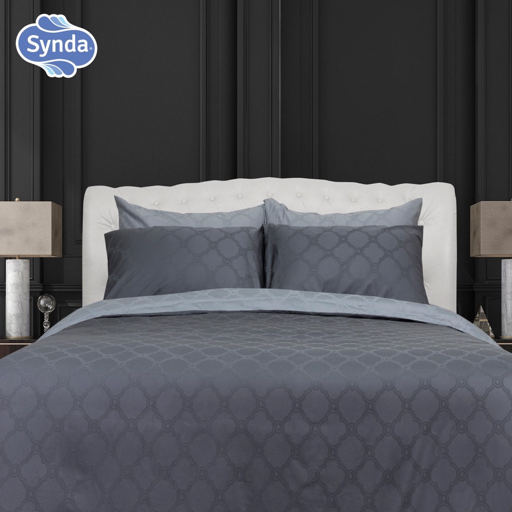 SB Design Square ชุดผ้าปูที่นอน SYNDA รุ่น PATIOLA GREY ขนาด 3.5 ฟุต
