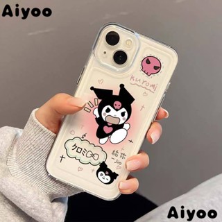 ✅เคสมือถือ แบบนิ่ม ลายคุโรมิ กันกระแทก สําหรับ Apple 7 8 13 xs xr 14 Max 11 Pro WUN2