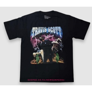 เกรดพรีเมี่ยม เสื้อยืด Travis Scott tour 2015 / hiphop /rapperผ้าฝ้ายแท้