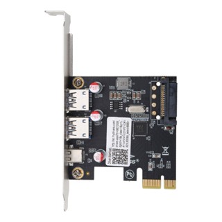 R* PCIE PCI พอร์ตต่อขยาย USB 3 1 Type-C 2 พอร์ต 0 Type-A สําหรับรถยนต์ Express เป็น USB 3