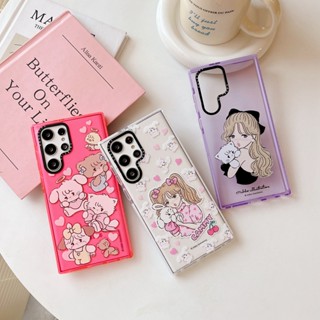 ของแท้ เคสโทรศัพท์มือถือแบบนิ่ม ลายตัวละคร Mikko Casetify Girl mousse สําหรับ Samsung Galaxy S23 S22 S21 Plus Ultra