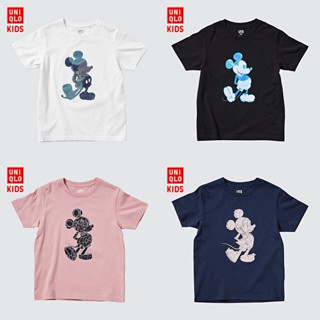 Uniqlo เสื้อยืดแขนสั้น ลายมิกกี้เมาส์ สําหรับเด็กผู้ชาย และเด็กผู้หญิง (UT) 448650_03