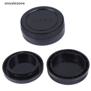 OZTH Body+Rear Lens Cap Cover Protective Case For Olympus M4/3 Camera Accessory Black Vary