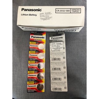 1ก้อน ของแท้ ถ่านกระดุม CR2032 /CR2025 /CR2016 Panasonic 3V Lithium Battery ถ่านกระดุมลิเธียม พานาโซนิค แรงดัน 3โวลท์