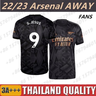 เสื้อกีฬาแขนสั้น ลายทีมชาติฟุตบอล Arsenal 22 23 Fans ชุดเยือน สําหรับผู้ชาย