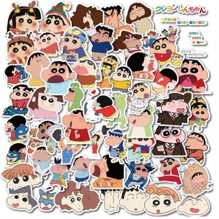 สติกเกอร์กระดาษ ลายการ์ตูนชินจัง สําหรับตกแต่ง DIY จํานวน 50 ชิ้น 100 ชิ้น