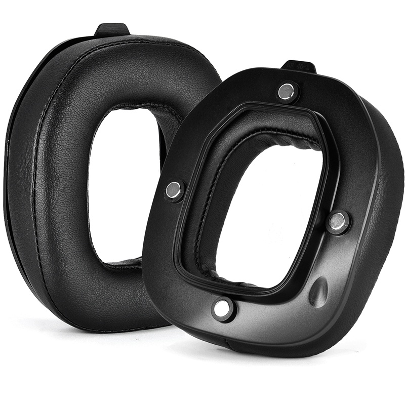 1 คู่แผ่นรองหูฟังสําหรับ Logitech Astro A40 TR A40TR หูฟังแถบคาดศีรษะแผ่นรองหูฟังพร้อมแม่เหล็กหัวเข็มขัดเบาะฟองน้ําชุดหูฟัง Earmuffs