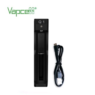 เครื่องชาร์จถ่าน Vapcell Q1 ของแท้ 1pcs ถ่าน