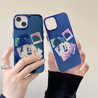 เคสแข็ง สำหรับ ไอโฟน iPhone 14 Pro Max iPhone 13 Pro Max iPhone 12 Pro Max iPhone 11 Cartoon Mickey Mouse มิกกี้เมาส์ Bluray Design Hard Case