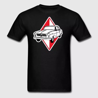 [S-5XL] ขายดี เสื้อยืดลําลอง แขนสั้น พิมพ์ลายรถยนต์ Borgward Isabella คลาสสิก เข้ากับทุกการแต่งกาย สไตล์วินเทจ สําหรับผู