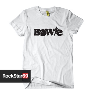 oversize T-shirt Kaos Band BOWIE รองเท้าลําลอง ขนาดใหญ่ สําหรับผู้ใหญ่ ไซซ์ S - 7XL | เสื้อยืด พรีเมี่ยม S-5XL