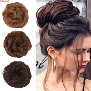 DWAYNE Synthetic Messy Bun Fluffy Party Vintage Women Scrunchie Hair Accessories Hair Extensions Black Girl Curly Hair Chignon