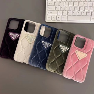 Brand Logo Three-dimensional Curve Plush Case for iphone 14 Pro Max 14promax 14 Plus 13promax 13 Pro 12 13pro 12pro 11promax 11pro 13promax 13 12 12promax Back Phone Cover