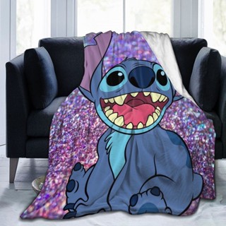 【พร้อมส่ง】ผ้าห่มสักหลาดนุ่ม อบอุ่น ลายดิสนีย์ Stitch น่ารัก ใส่สบาย สําหรับโซฟา ห้องนอน ห้องนั่งเล่น เหมาะกับเด็ก และผู้ใหญ่