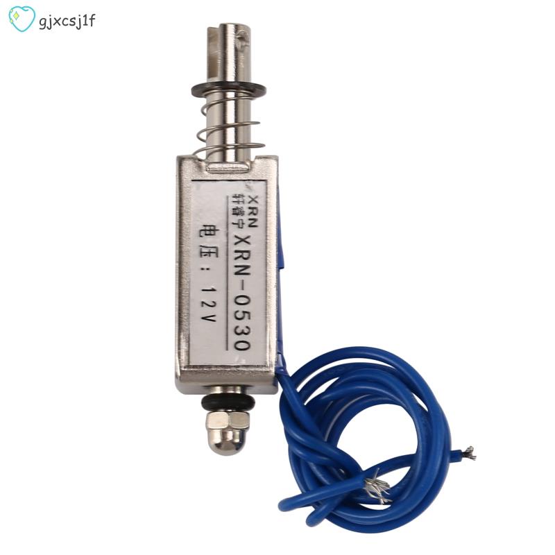โซลินอยด์ไฟฟ้า ชนิดผลัก / ดึง 10 มม. DC 12 V แรง 2.1 กก.